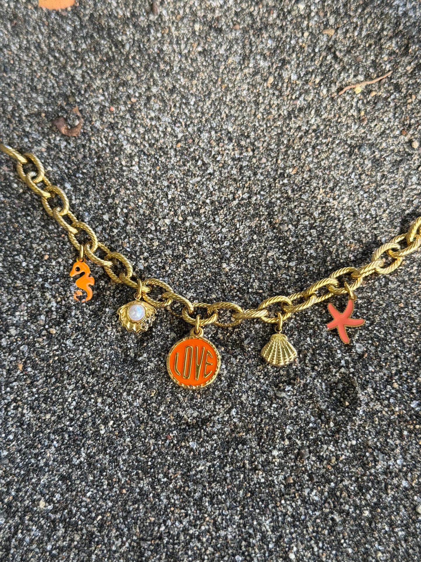Bracelet d'été orange