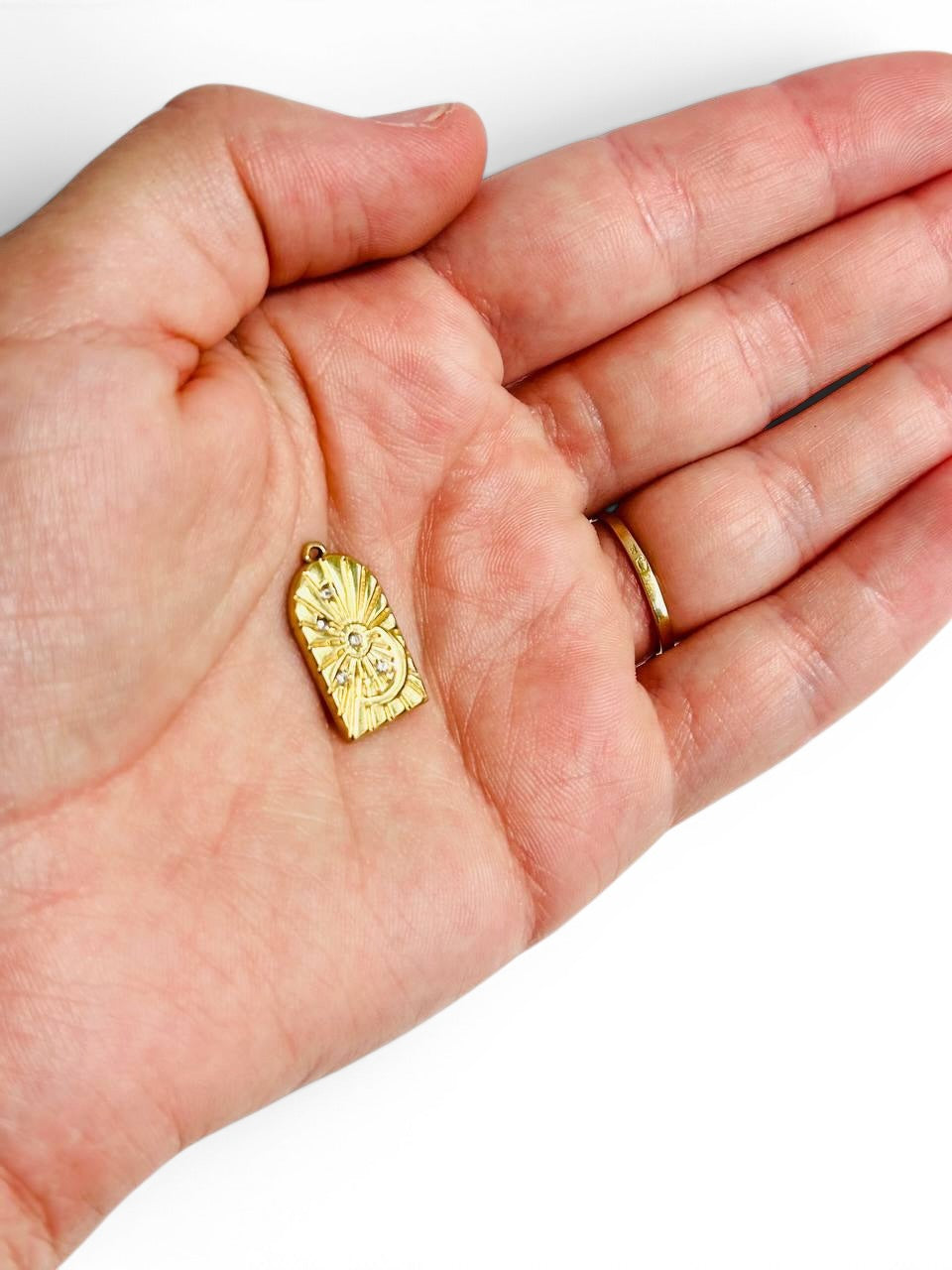 Médaille Astre à strass